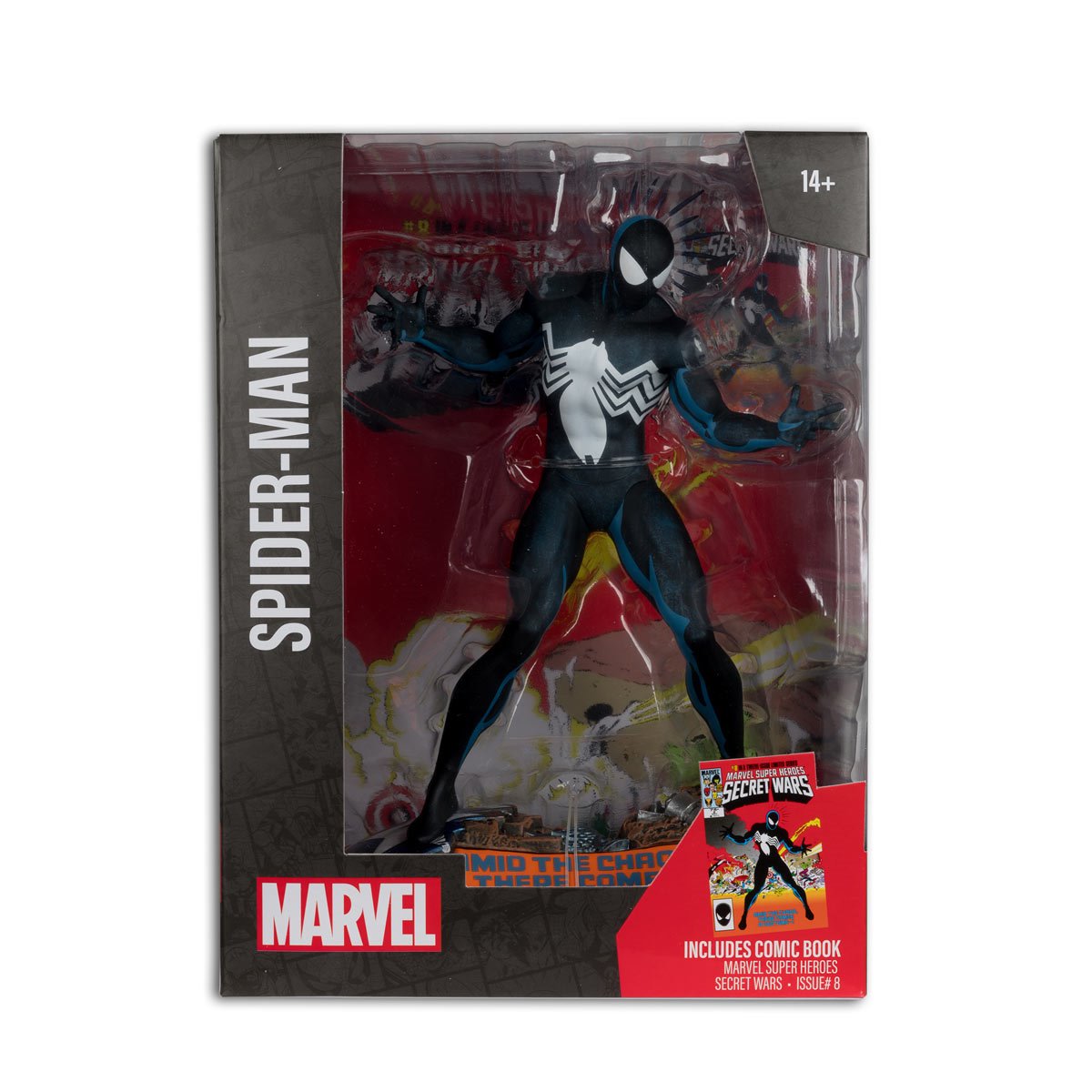 Marvel Spider-Man Marvel Super Heroes Secret Wars #8 1:6 Scale Posed Figure with Scene and Comic Action Figures - Toys - New - CaveGamers - Image 6
