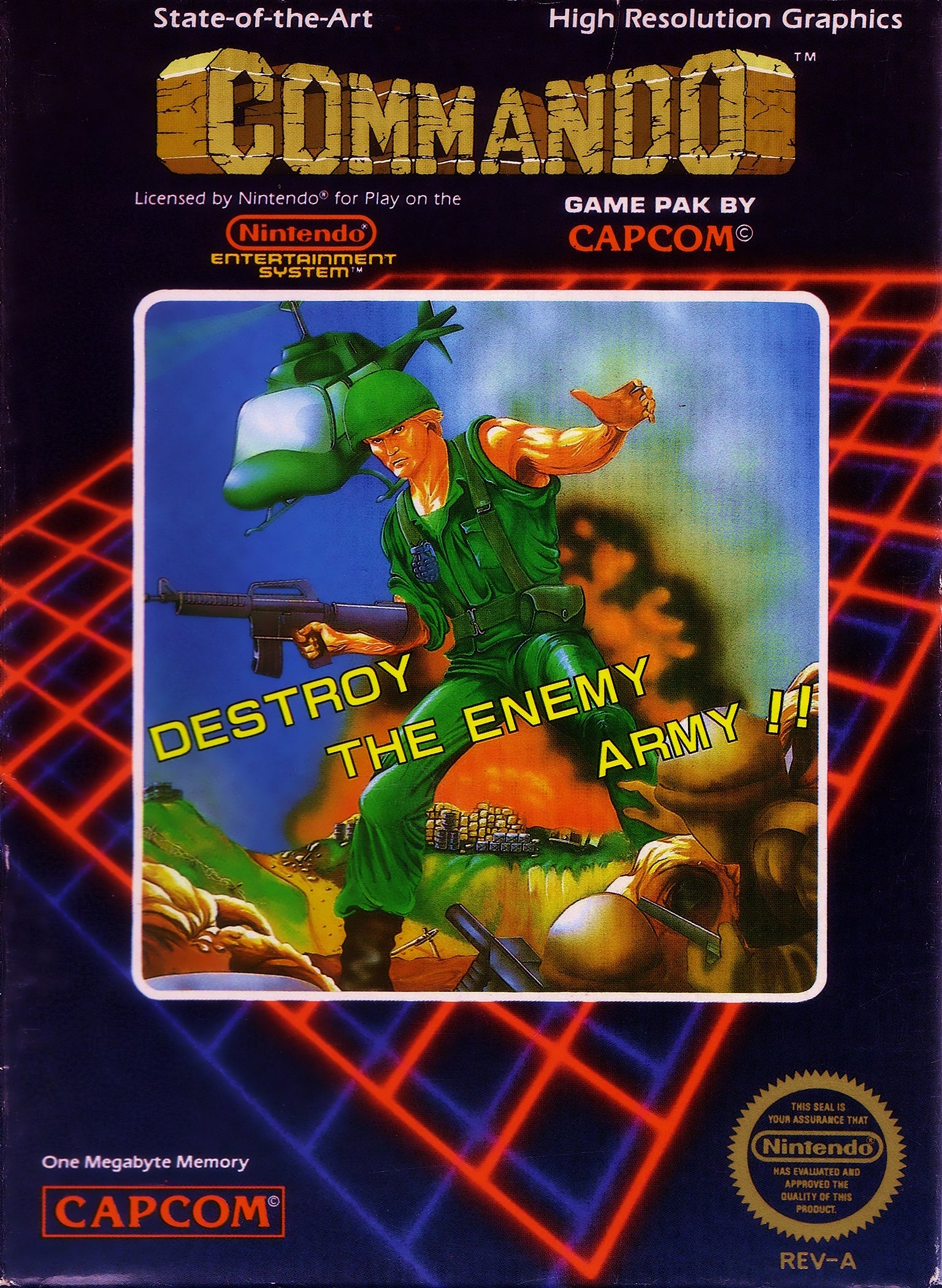Commando NES - Video Game - Used - CaveGamers