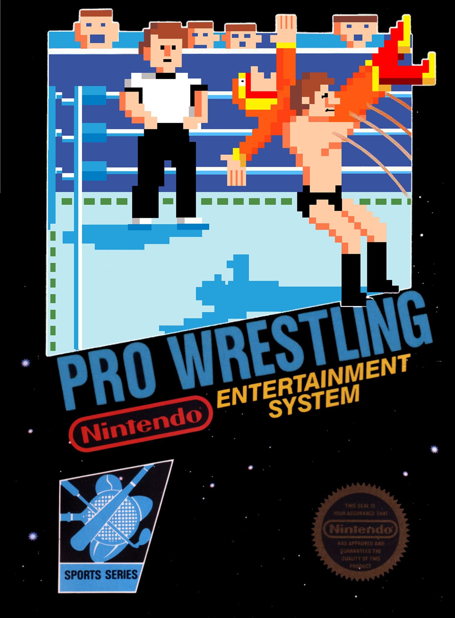 Pro Wrestling NES - Video Game - Used - CaveGamers