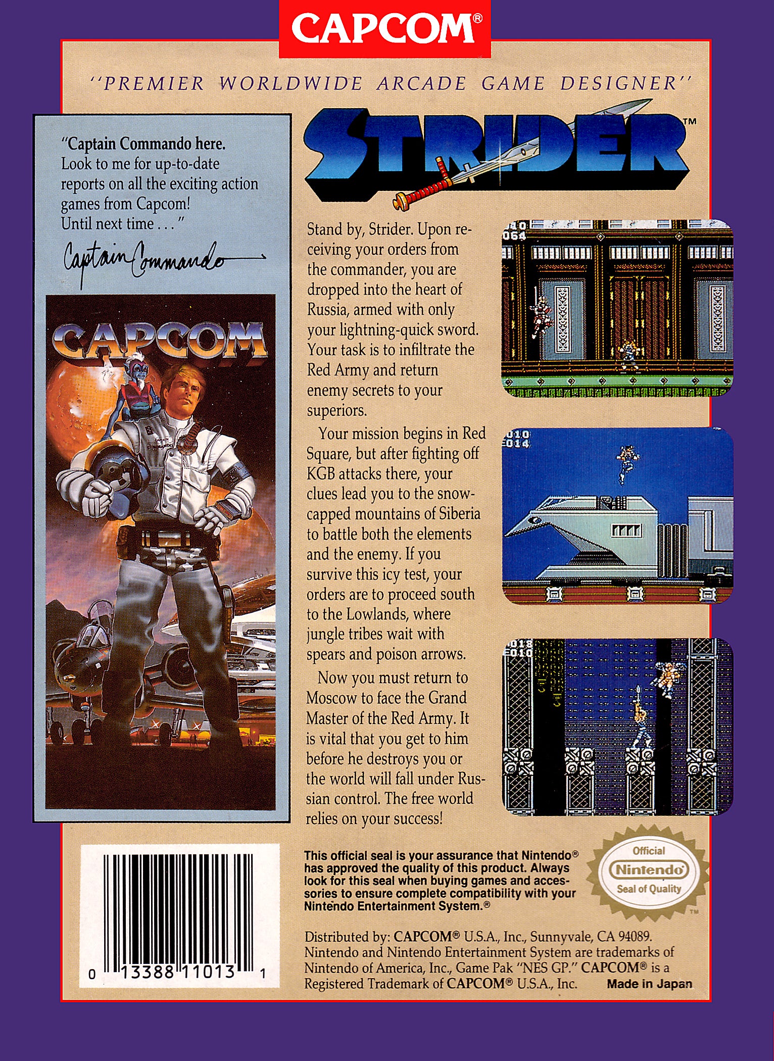 Strider NES - Video Game - Used - CaveGamers - Image 2
