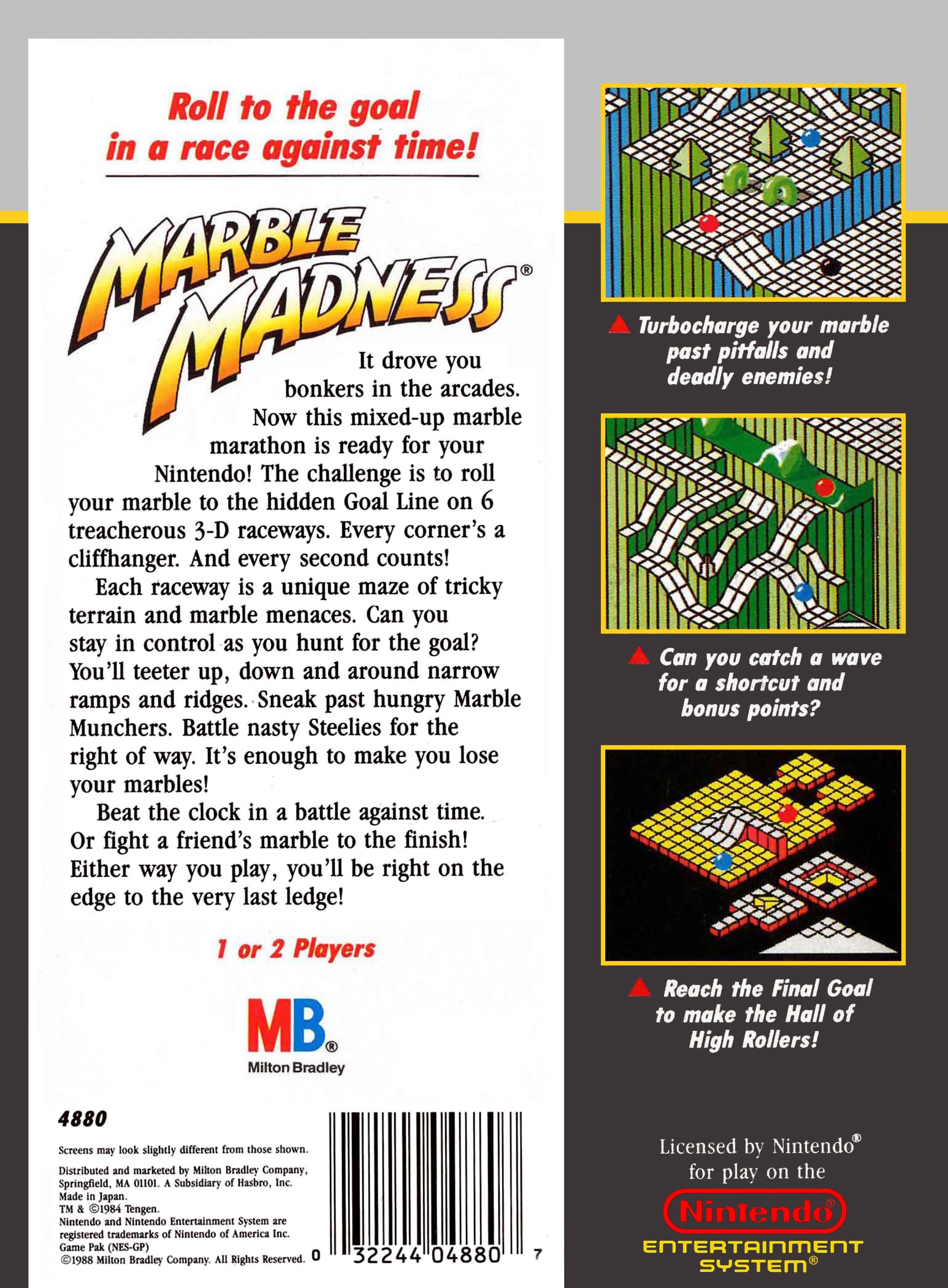 Marble Madness - Video Game - Used - CaveGamers - Image 2