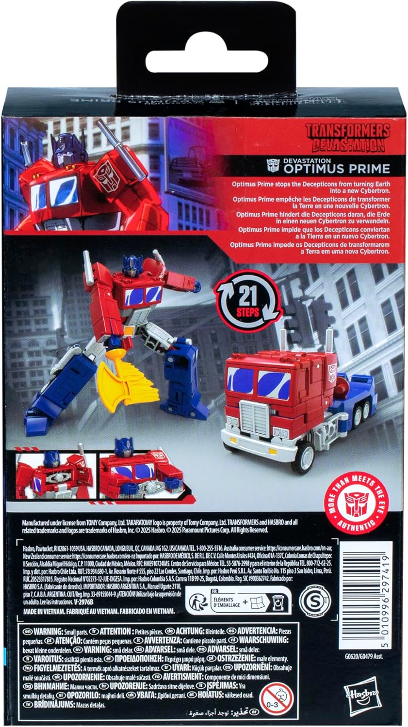 Transformers Studio Series Deluxe Class Transformers: Devastation Optimus Prime