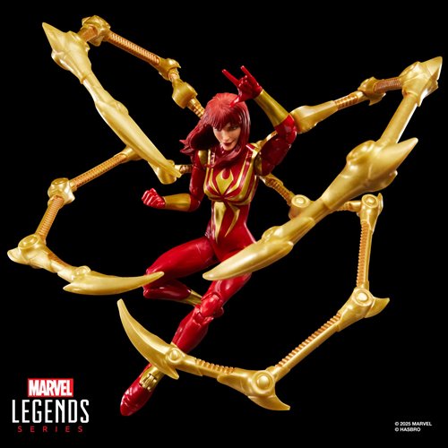 Spider-Man Marvel Legends Magic: The Gathering Mary Jane Watson Iron Spider 6" Action Figure & Card