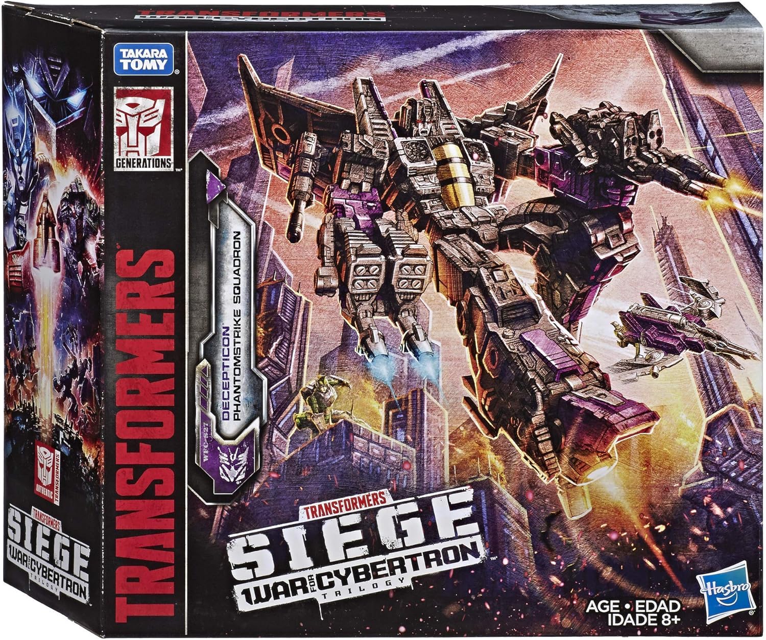 Transformers Generations War for Cybertron Siege Voyager WFC-S27 Decepticon Phantomstrike Squadron 4