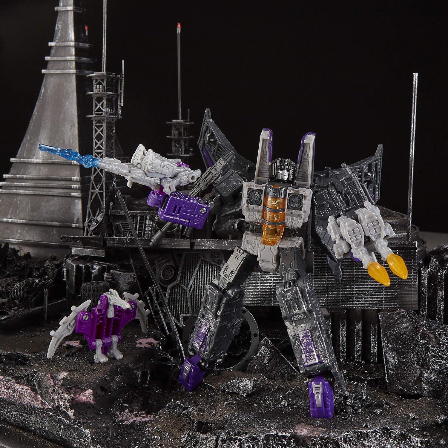 Transformers Generations War for Cybertron Siege Voyager WFC-S27 Decepticon Phantomstrike Squadron 4 Action Figures - Toys - New - CaveGamers - Image 4