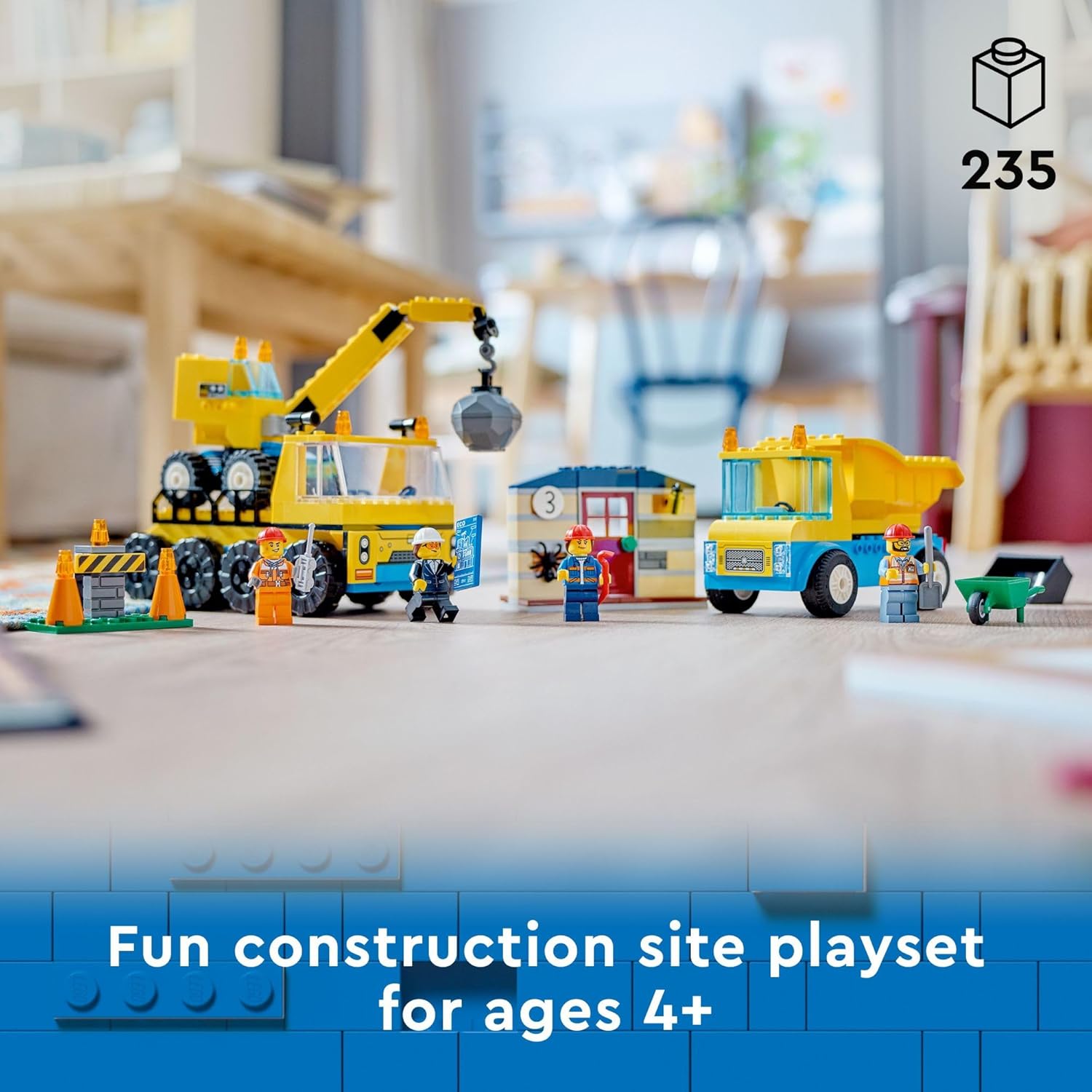 LEGO City Construction Trucks and Wrecking Ball Crane 60391 Building Sets - Toys - New - CaveGamers - Image 3