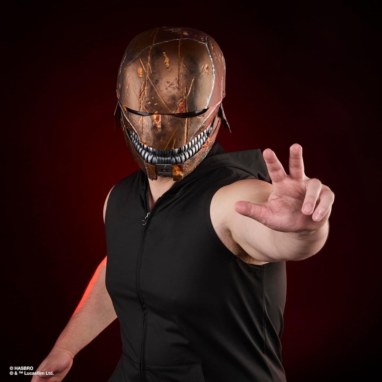 Star Wars The Black Series The Stranger Premium Electronic Helmet