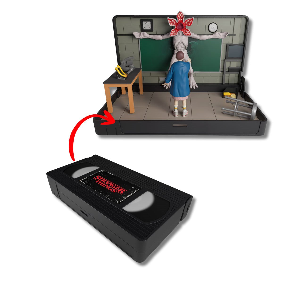 VHS Stars Stranger Things Eleven vs. Demogorgon Diorama Playset - Toys - New - CaveGamers