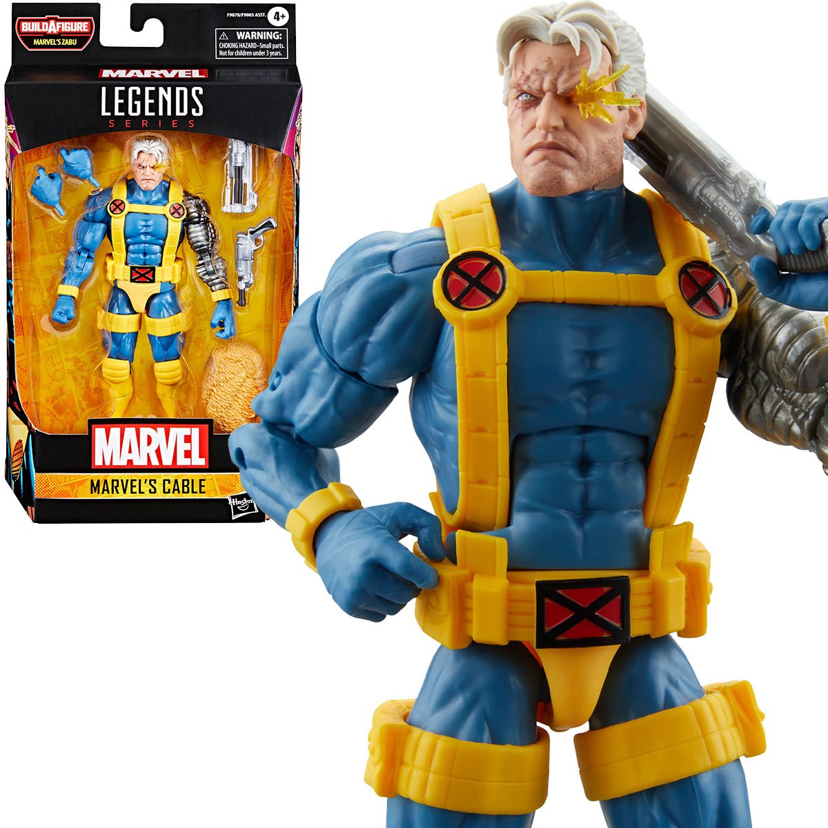 Marvel Legends Zabu Series Cable 6" Action Figure Action Figures - Toys - New - CaveGamers