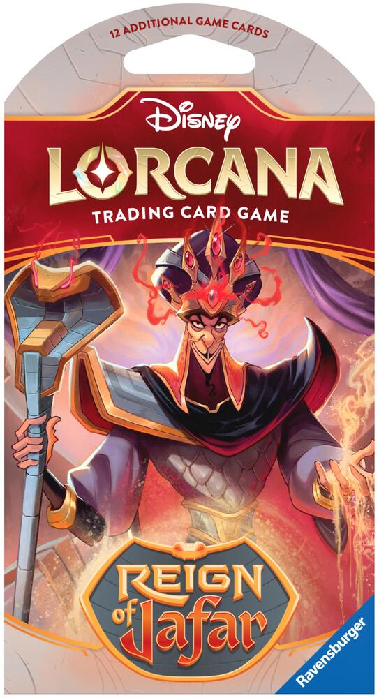 Disney Lorcana TCG: Reign of Jafar Sleeved Booster Pack - Trading Card - New - CaveGamers