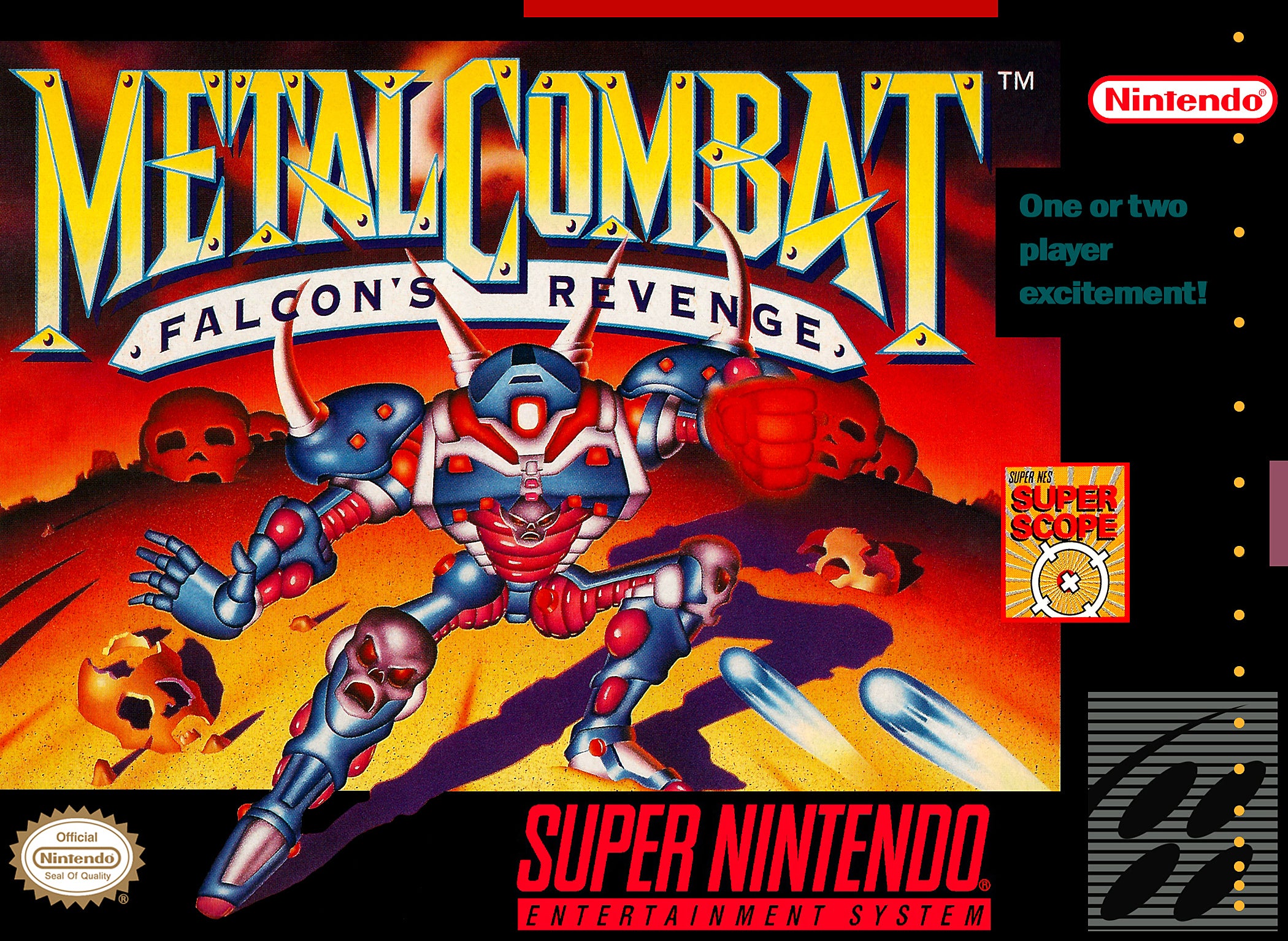 Metal Combat: Falcon's Revenge SNES - Video Game - Used - CaveGamers