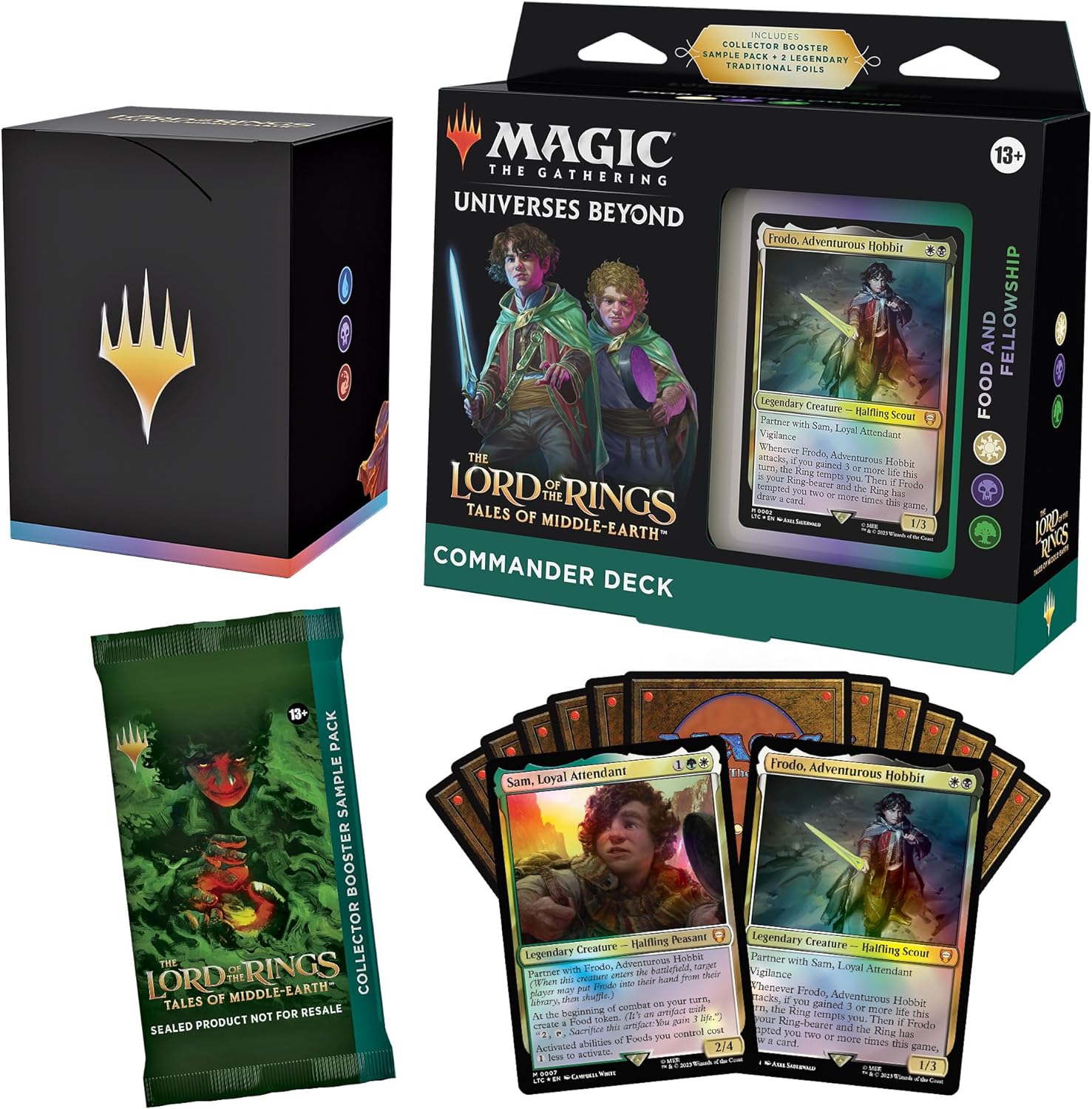 Magic: The Gathering - The Lord of the Rings: Tales of Middle-earth Commander Deck Case (4 Decks) - Trading Card - New - CaveGamers - Image 3
