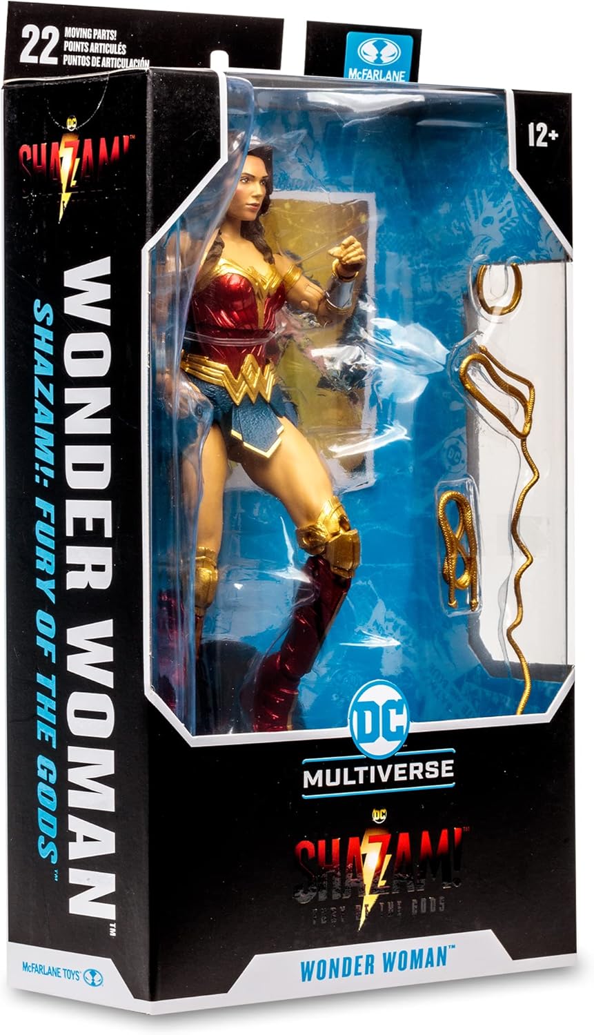 McFarlane DC Multiverse Wonder Woman Shazam! Fury of the Gods 7" Action Figure Action Figures - Toys - New - CaveGamers - Image 9