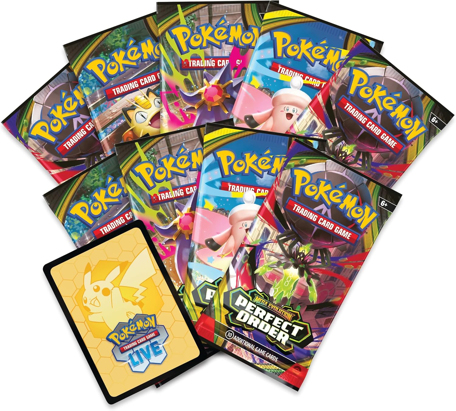 Pokemon TCG: Mega Evolution Perfect Order Elite Trainer Box - Trading Card - New - CaveGamers - Image 2