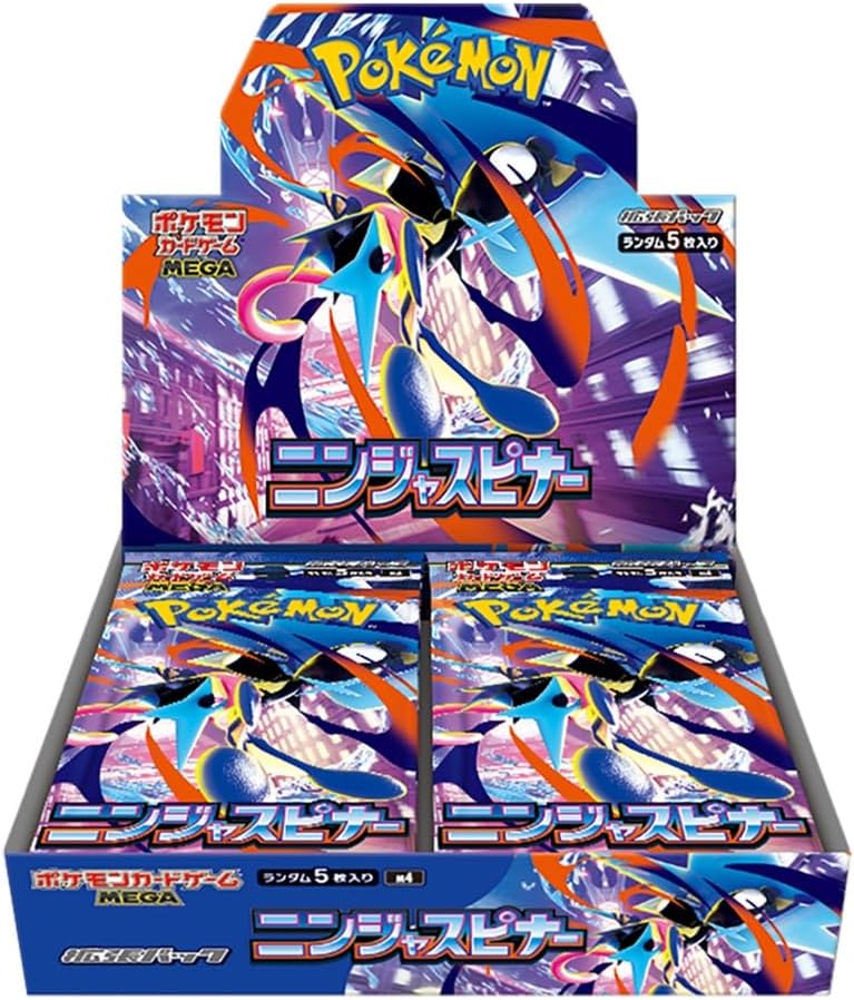Pokemon TCG: Mega Evolution - Ninja Spinner Booster Box [Japan] - Trading Card - New - CaveGamers