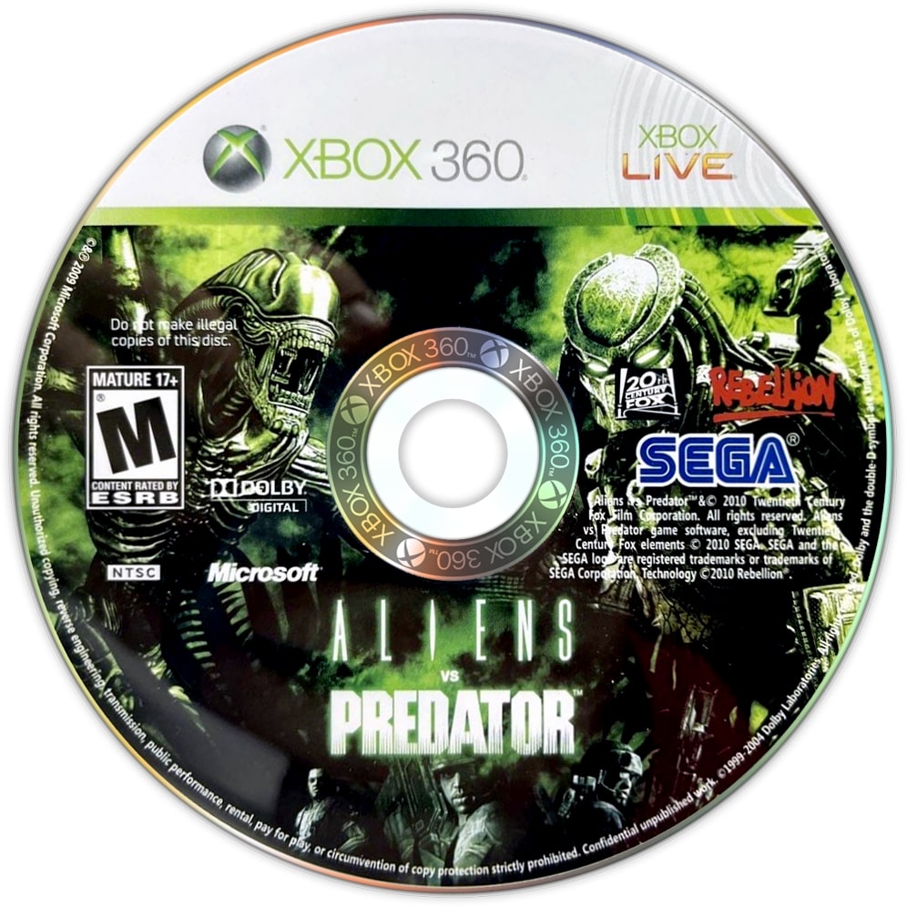 Aliens vs. Predator Xbox 360 - Video Game - Used - CaveGamers - Image 3