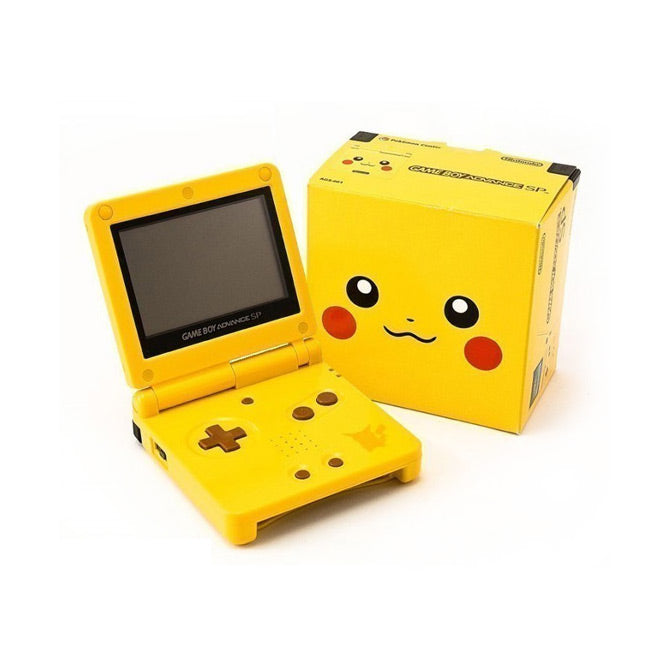 Game Boy Advance SP - Pikachu Toys 'R Us Edition AGS-101 Brighter Screen