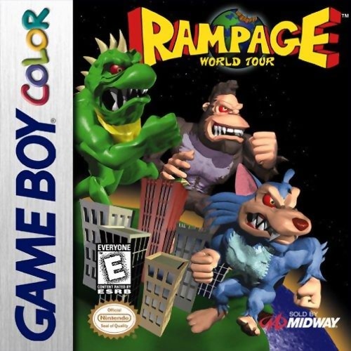 Rampage: World Tour Game Boy Color - Video Game - Used - CaveGamers
