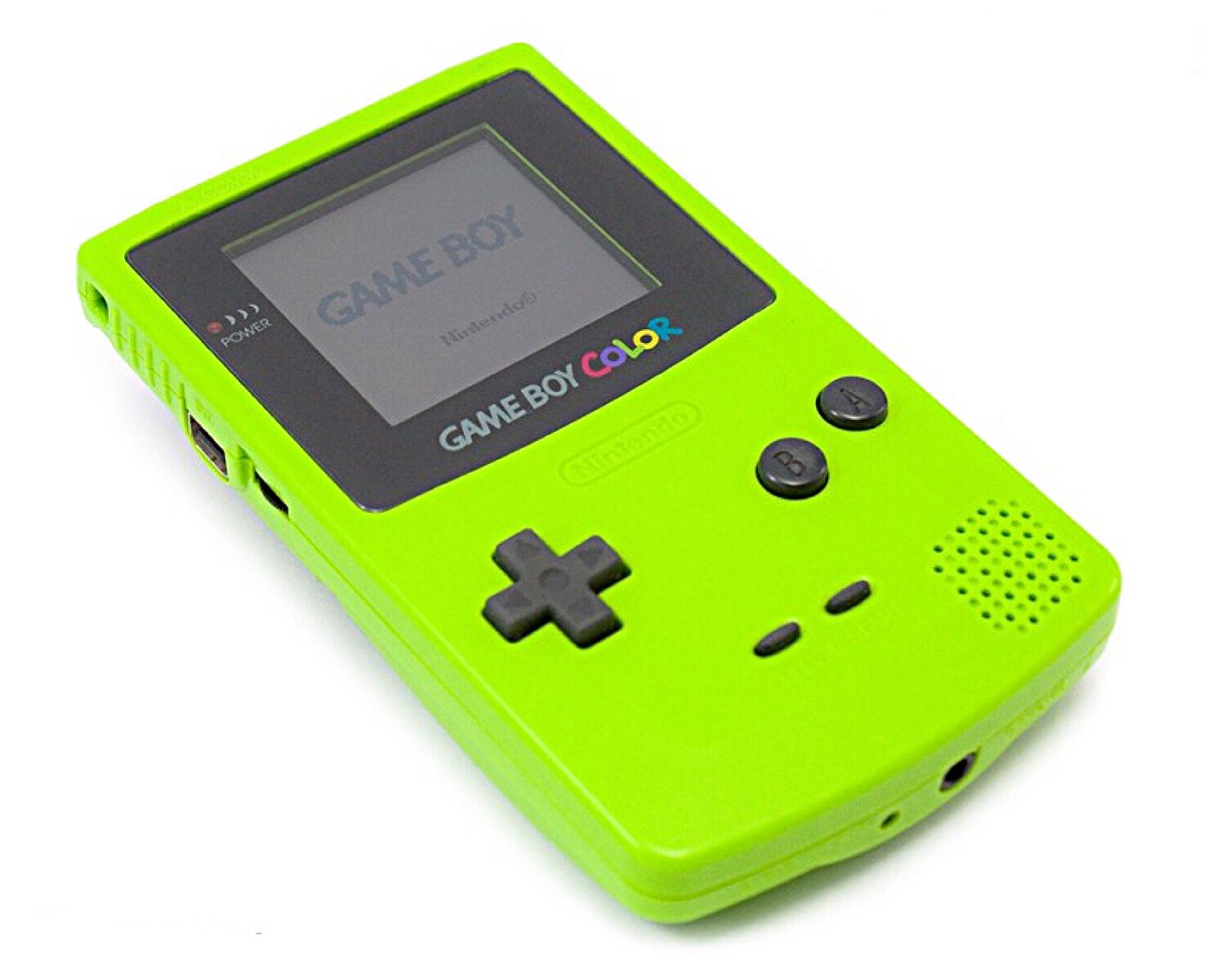 Game Boy Color - Kiwi (Green) - Video Game System - Used - CaveGamers