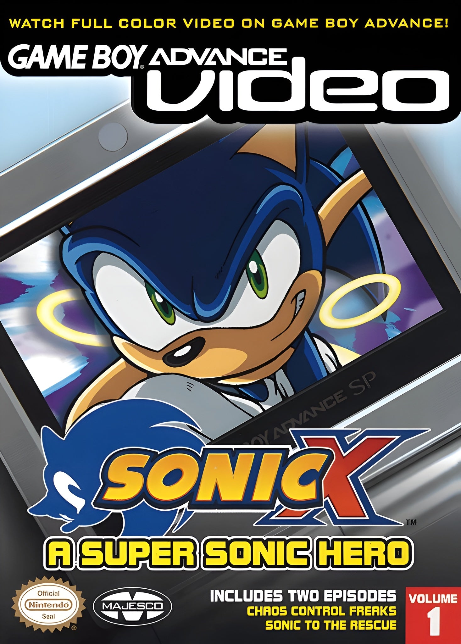 Sonic X: A Super Sonic Hero Video | Game Boy Advance | CaveGamers