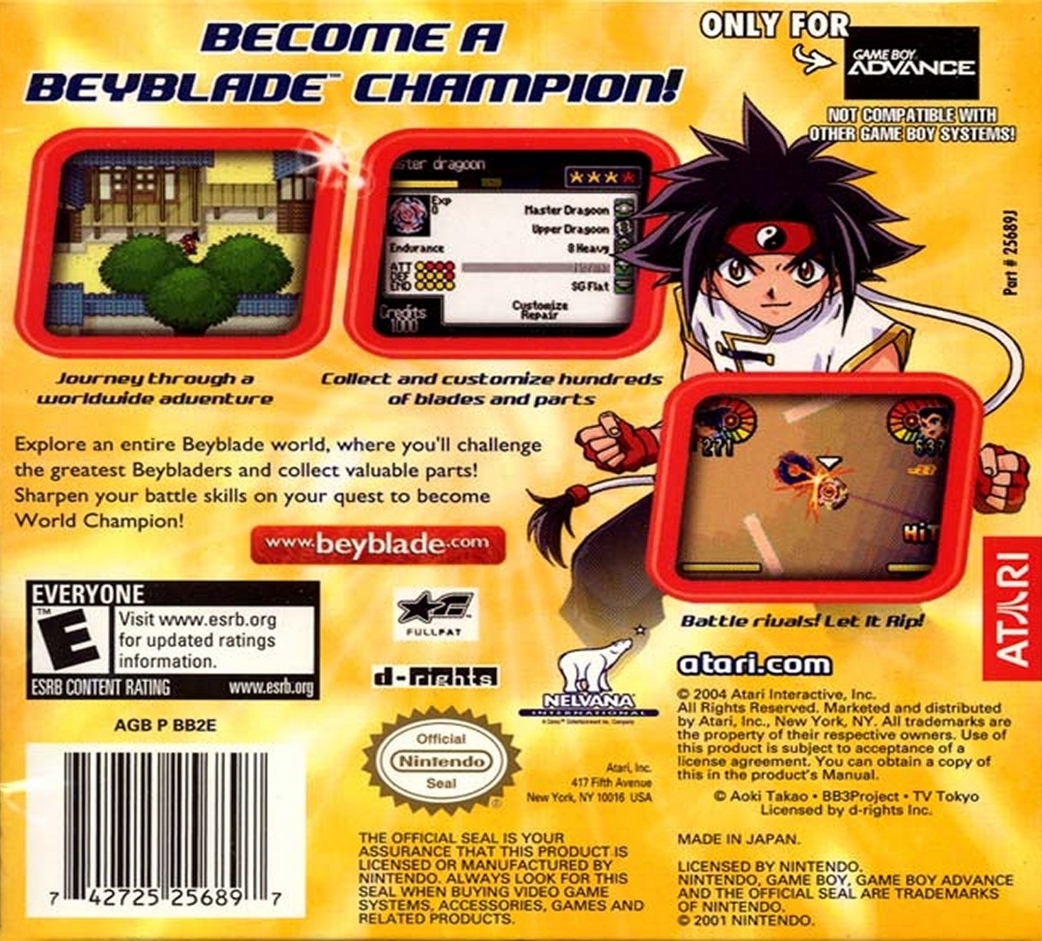 Beyblade G Revolution Game Boy Advance - Video Game - Used - CaveGamers - Image 2