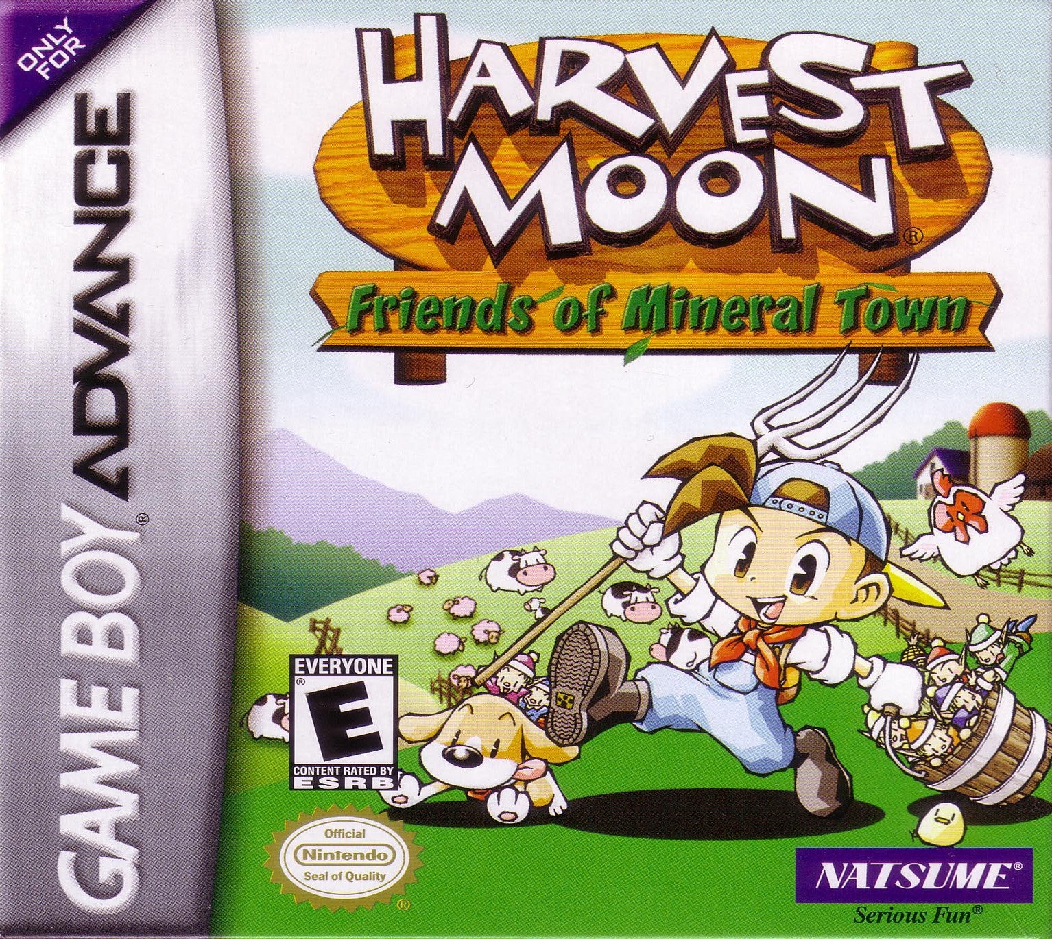 Harvest Moon: Friends of Mineral Town Game Boy Advance - Video Game - Used - CaveGamers