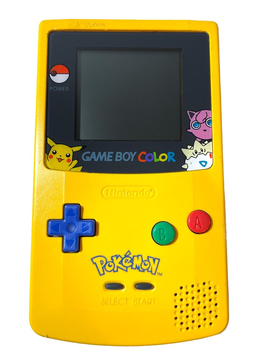Game Boy Color - Pokemon Yellow Pikachu Edition - Video Game System - Used - CaveGamers - Image 2