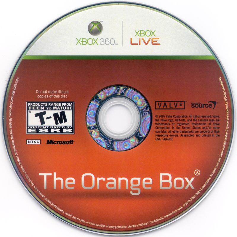 The Orange Box Xbox 360 - Video Game - Used - CaveGamers - Image 2