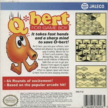 Q*bert Game Boy - Video Game - Used - CaveGamers - Image 2