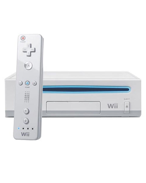 Nintendo Wii top White Console RVL-001 Backwards Compatible.