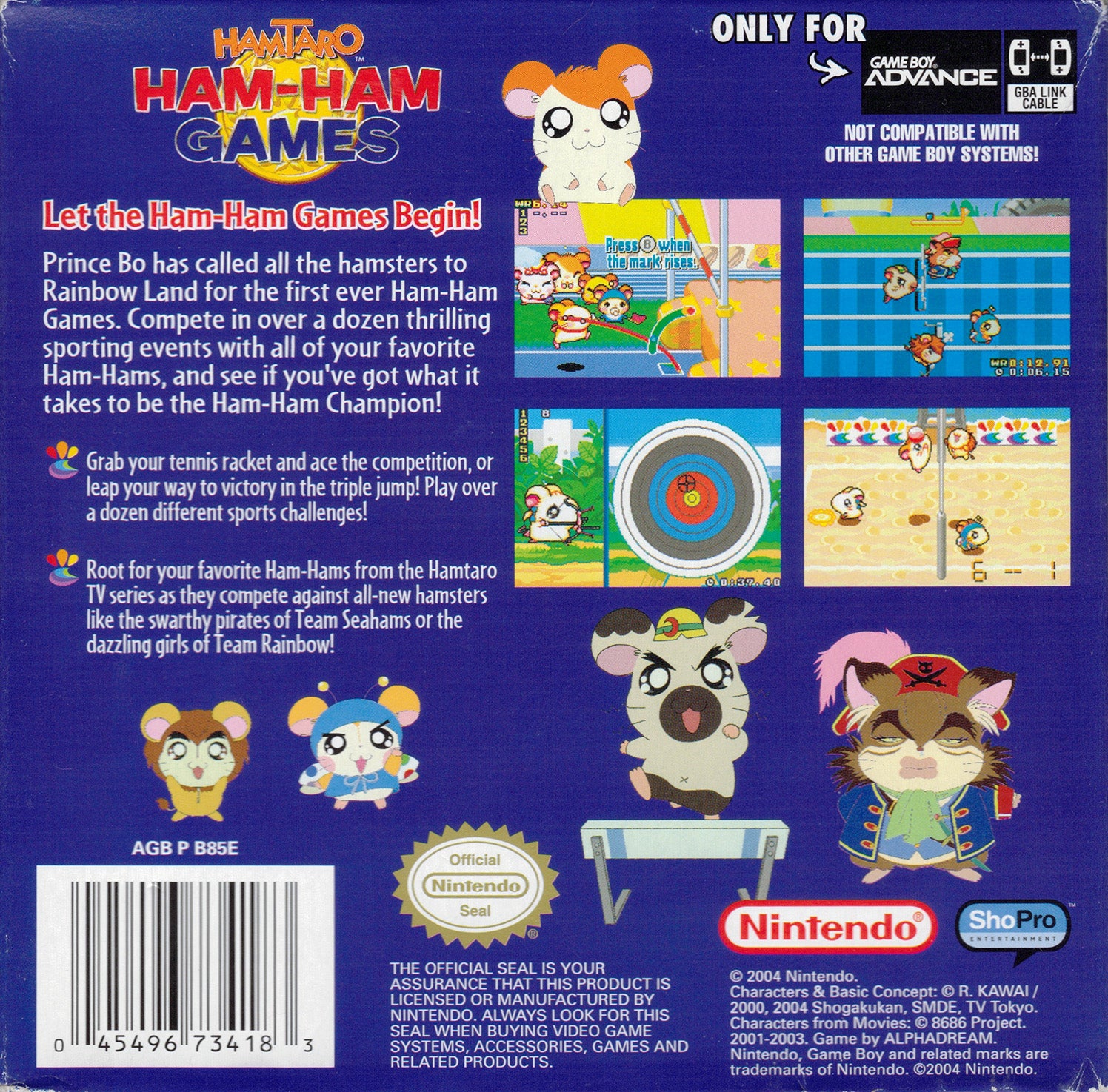 Hamtaro: Ham-Ham Games