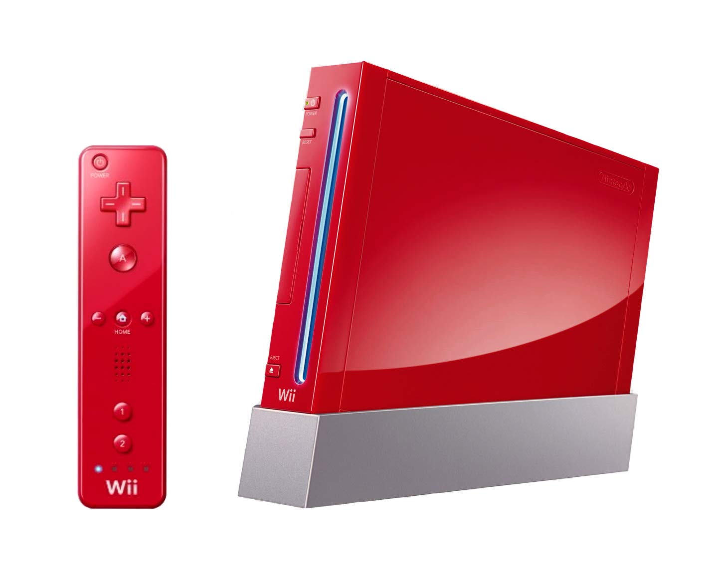 Nintendo Wii Console - Red RVL-001 [Backwards Compatible]