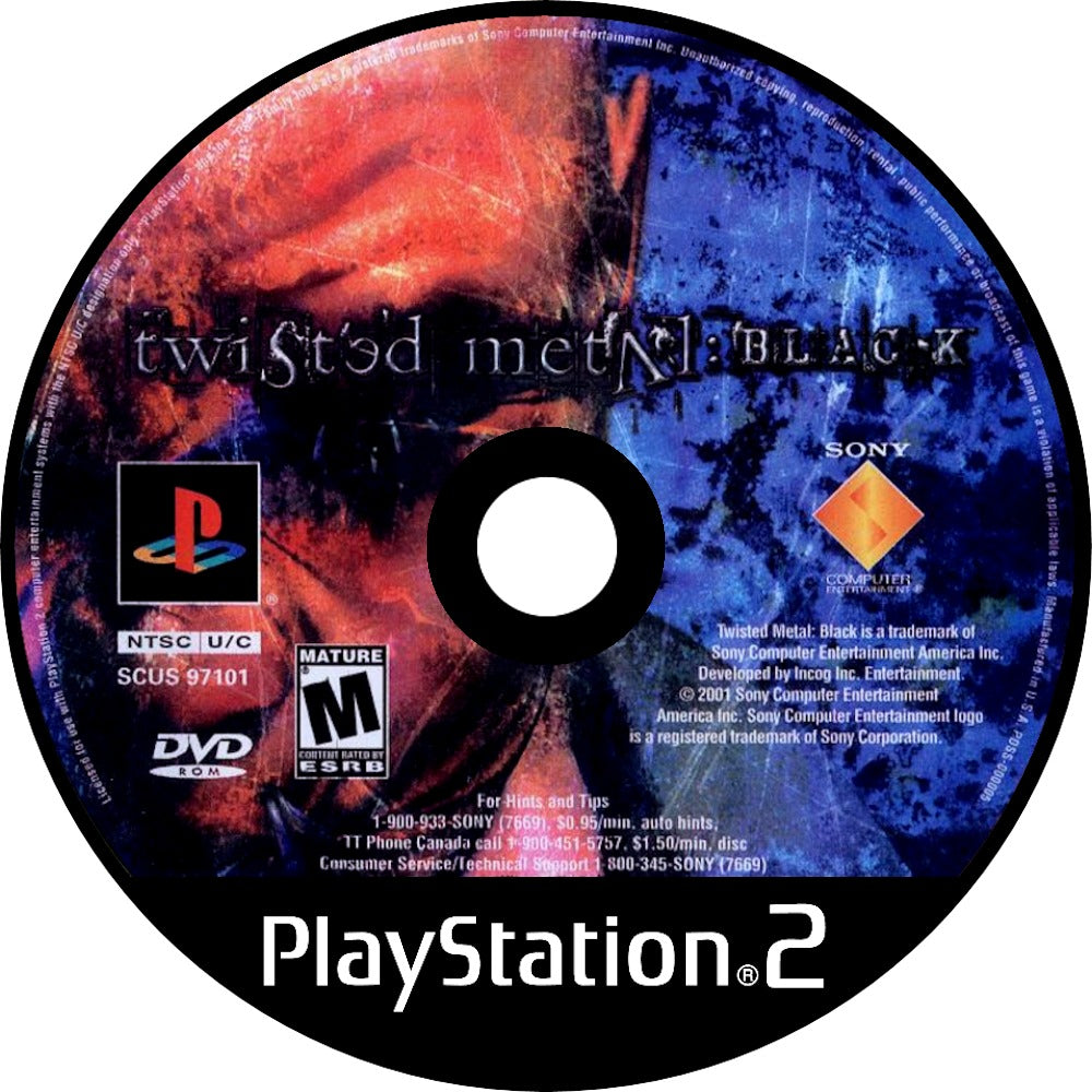 Twisted Metal: Black PS2 - Video Game - Used - CaveGamers - Image 3