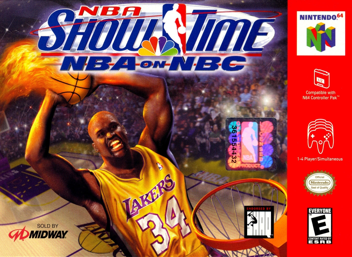 NBA Showtime: NBA on NBC N64 - Video Game - Used - CaveGamers