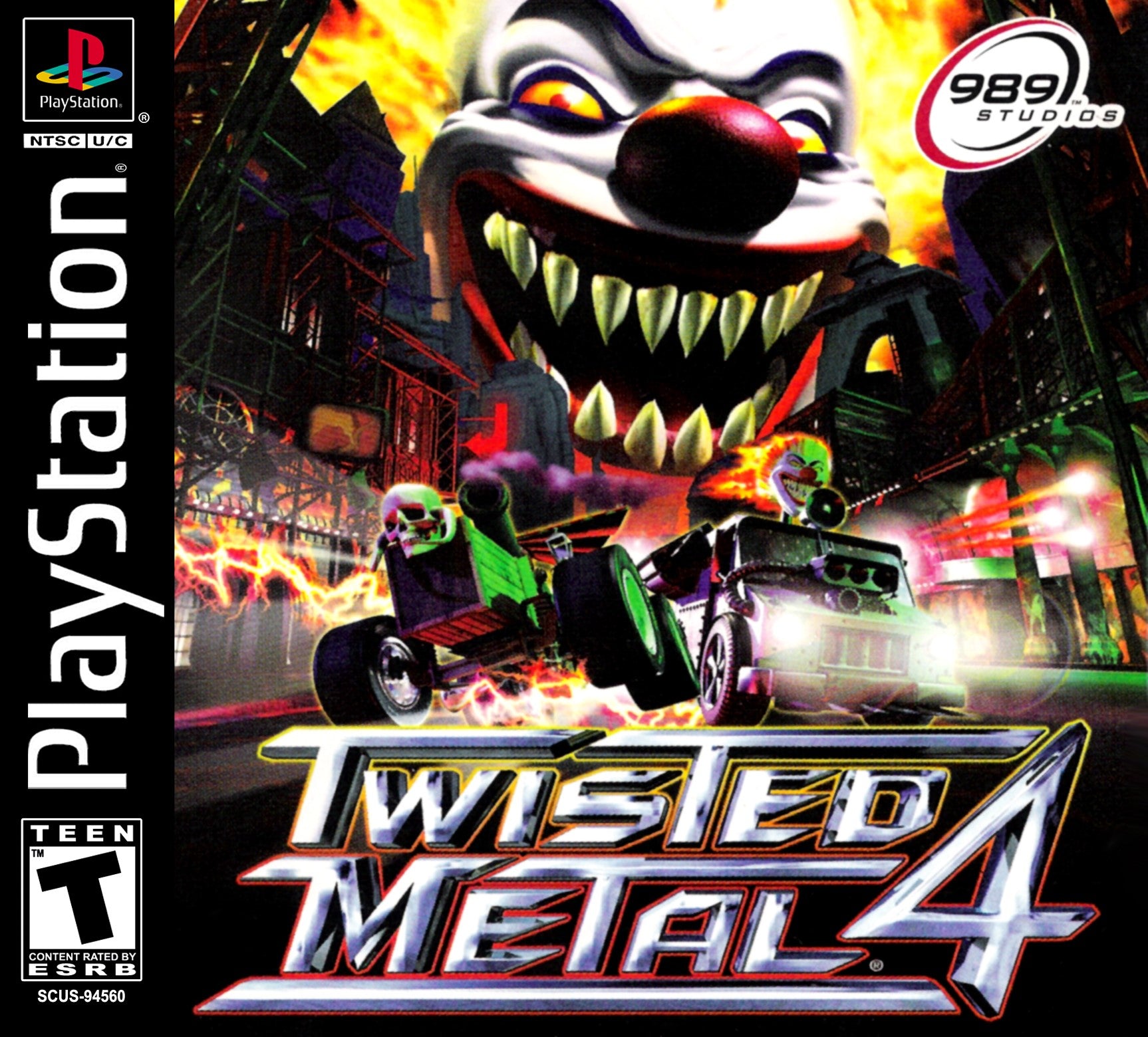 Twisted Metal 4 Playstation - Video Game - Used - CaveGamers
