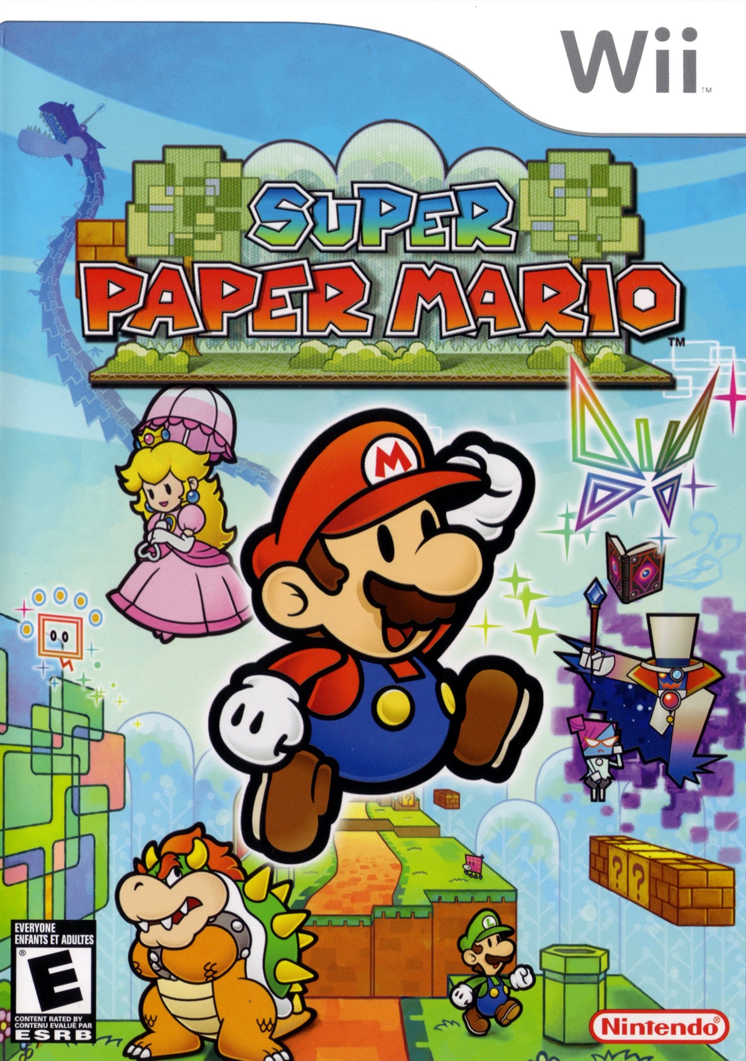 Super Paper Mario Wii - Video Game - Used - CaveGamers