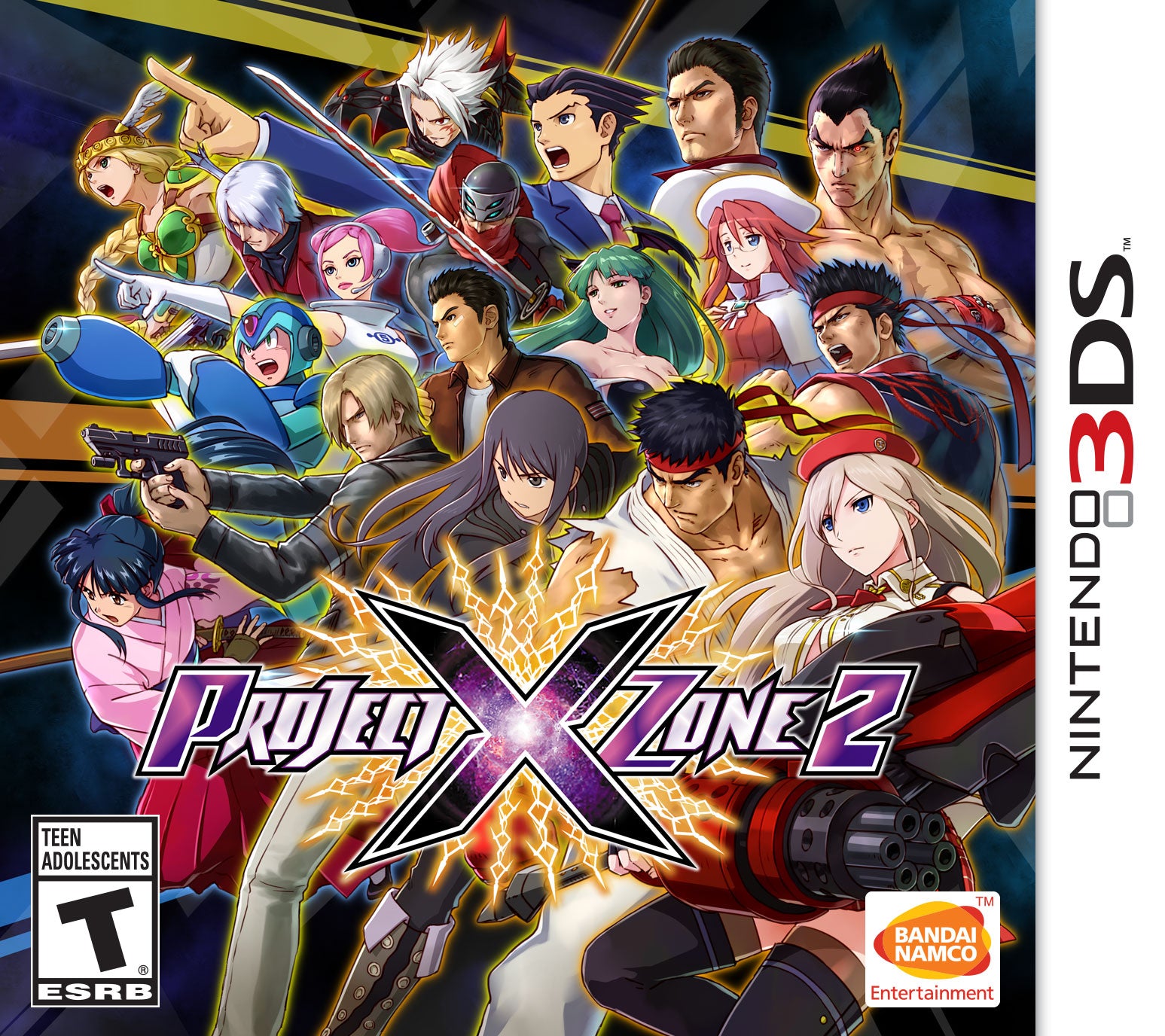 Project X Zone 2 3DS - Video Game - Used - CaveGamers