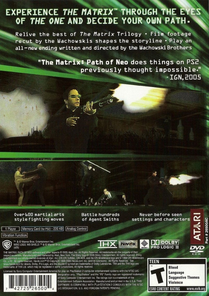 The Matrix Path of Neo