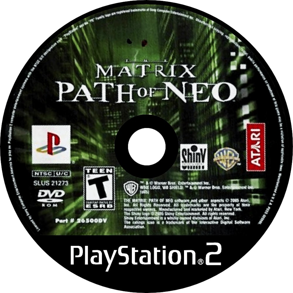 The Matrix Path of Neo PS2 - Video Game - Used - CaveGamers - Image 3