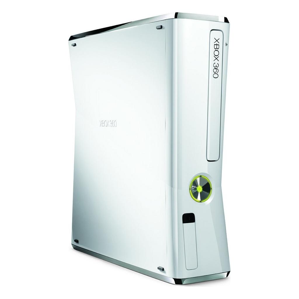Xbox 360 Slim Console [No Hard Drive] - Gloss White [Model 1439]