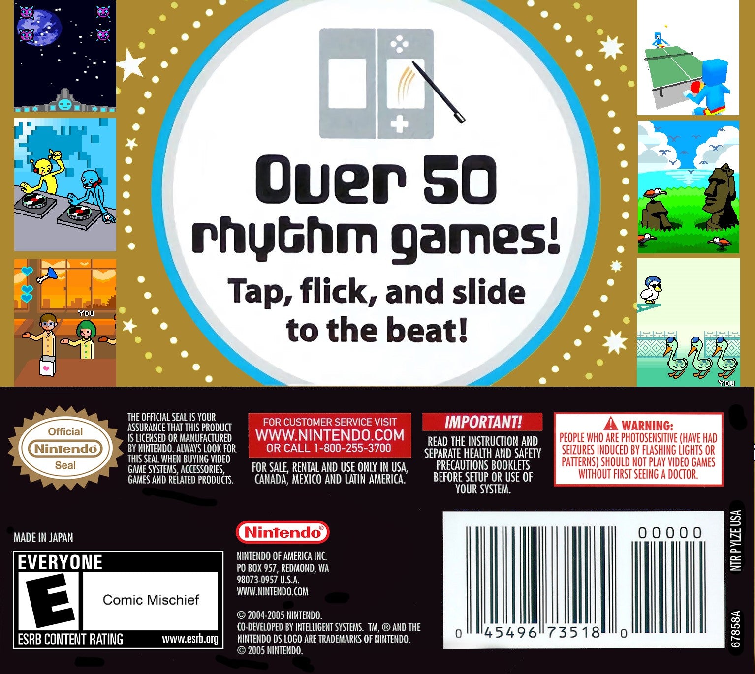 Rhythm Heaven DS - Video Game - Used - CaveGamers - Image 2