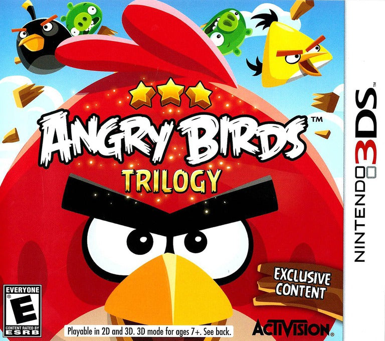 Angry Birds Trilogy 3DS - Video Game - Used - CaveGamers