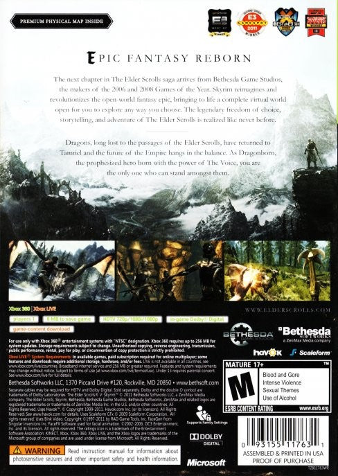 The Elder Scrolls V: Skyrim - Legendary Edition [2 Discs]