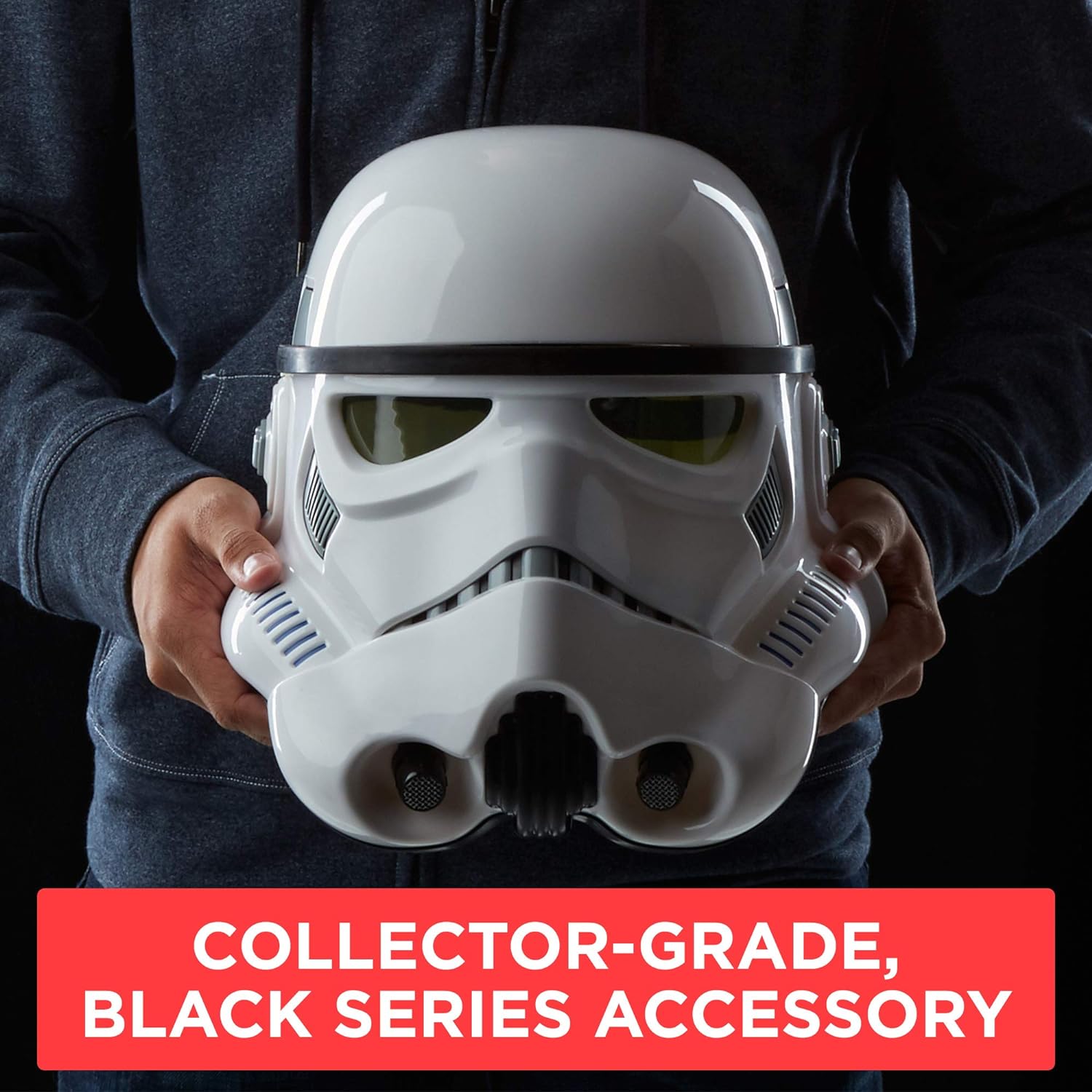 Star Wars: The Black Series - Imperial Stormtrooper Electronic Voice Changer Helmet Prop Replicas - Toys - New - CaveGamers - Image 3