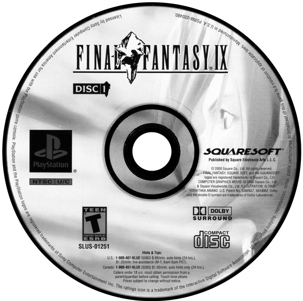 Final Fantasy IX [4 Discs]