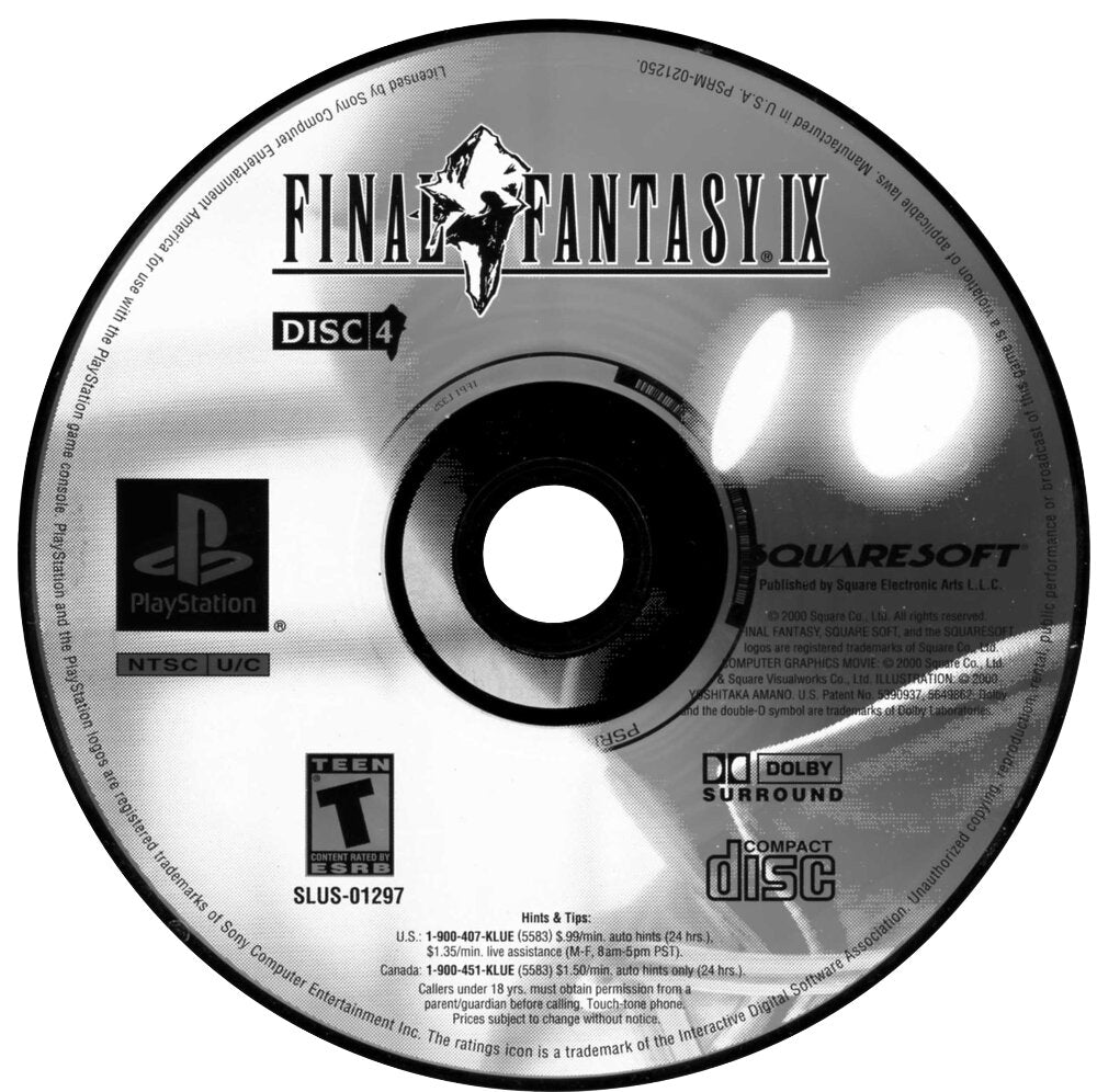 Final Fantasy IX [4 Discs]