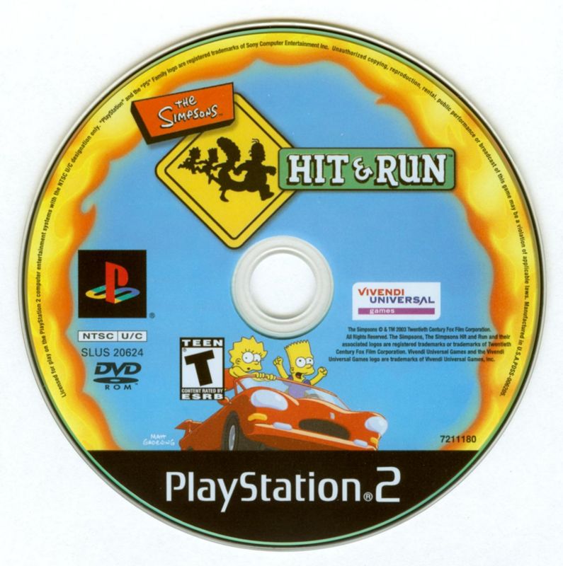 The Simpsons Hit and Run PS2 - Video Game - Used - CaveGamers - Image 2