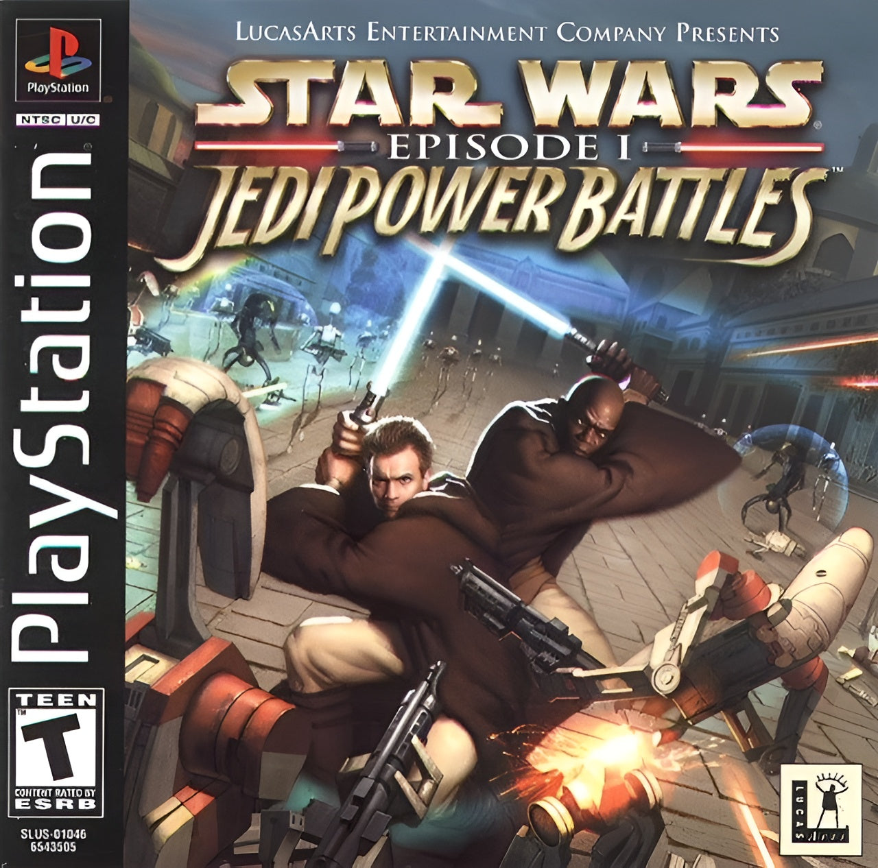 Star Wars Episode I: Jedi Power Battles Playstation - Video Game - Used - CaveGamers