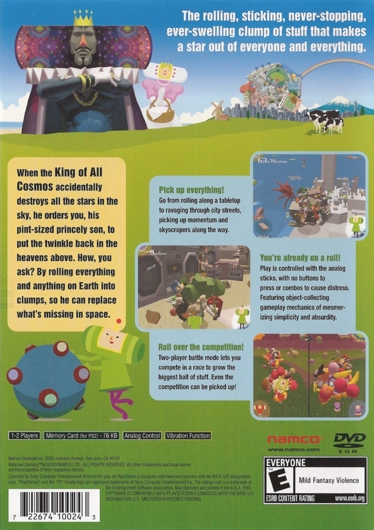 Katamari Damacy PS2 - Video Game - Used - CaveGamers - Image 2