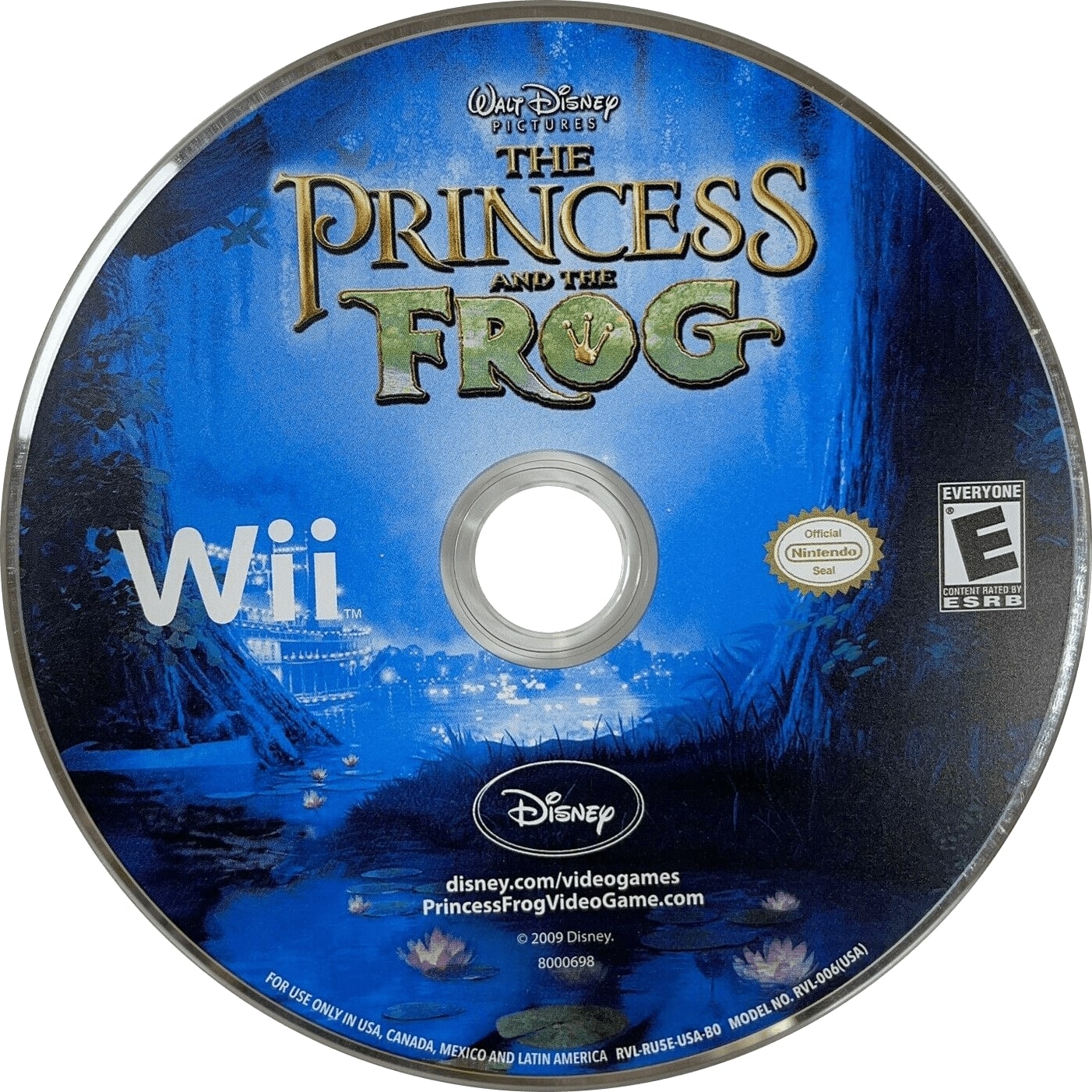 The Princess and the Frog Wii - Video Game - Used - CaveGamers - Image 3
